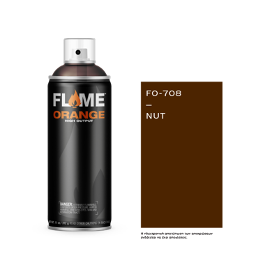 Spray Flame Orange 400ml, Nut